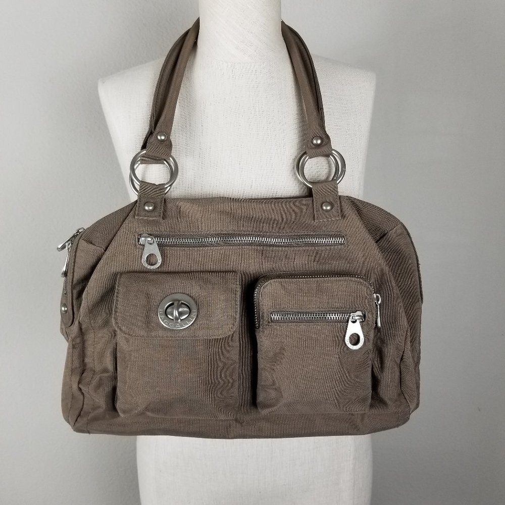 Baggallini Lightweight Nylon Satchel Shoulder Bag